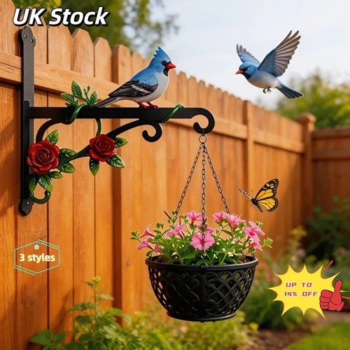 Hanging basket bracket heavy - hanging,