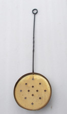 Chestnut Roaster Vintage Brass & Wrought Iron ref  91E (FREE UK POSTAGE)