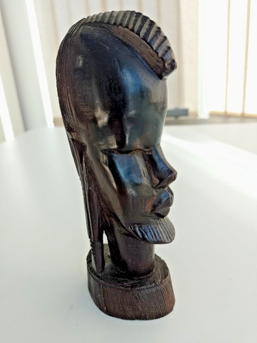 Vintage hand carved ebony - vintage,