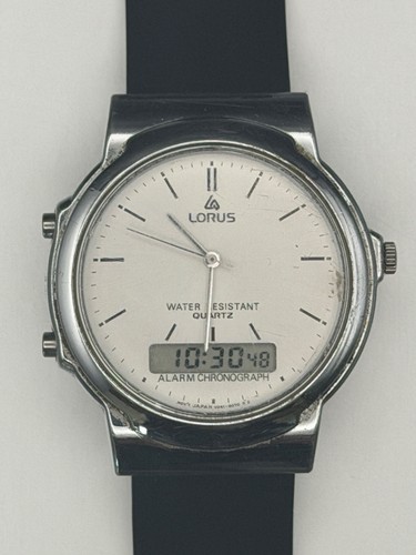 Lorus quartz alarm chronograph - alarm,