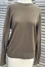Anya Hindmarch / Uniqlo Dark Khaki Green L/S 100% Wool Jumper 
