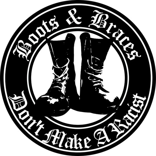Vinyl sticker skinhead boots - skinhead, &