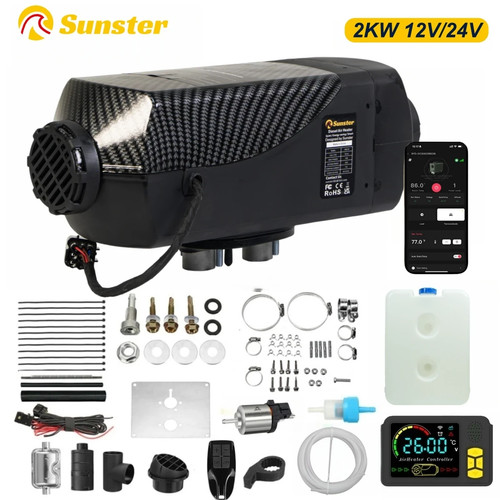 2kw 12v 24v diesel - air, heater