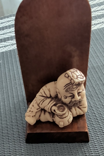 Netsuke figurine old man - ,
