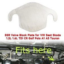 EGR Valve Deleted Plate for VW Seat Skoda 1.2L 1.6L TDi CR Golf Polo
