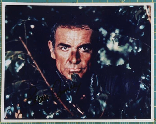 Sean connery signed color rare - connery,
