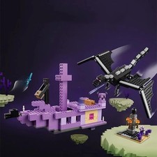 Minecraft The Ender Dragon and End Ship Toy 21264