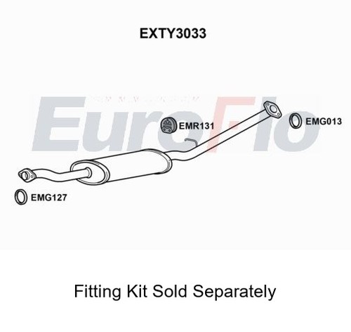 Rear muffler silencer insert - muffler,