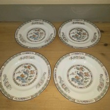 Wedgwood Kutani Crane Tea/ Side Plates 6" Bone China x 4 VGC 