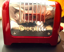 Red Dualit 4-slice Lite