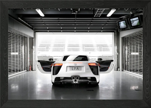 Lexus lfa framed - lfa, wall
