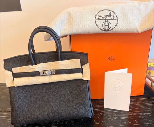 Hermès birkin black - birkin, 25