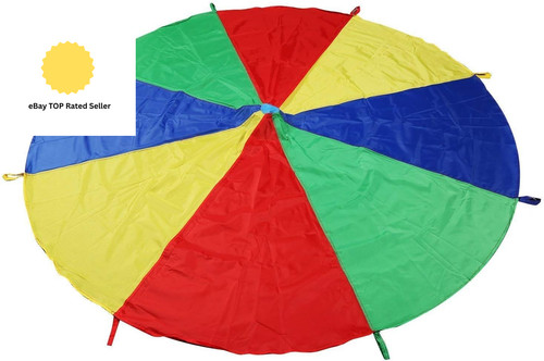 Kids play parachute - play,