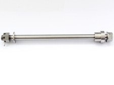 RD350 TITANIUM front wheel spindle set. RD250 RZ350