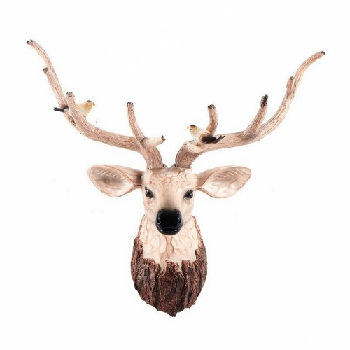 Deer head with - head, antlers