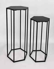Set of 2 Metal Indoor Outdoor