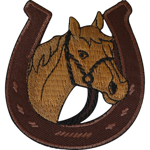 Horseshoe patch iron - iron, sew