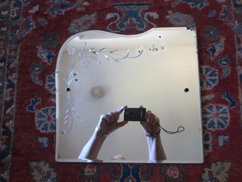 Vintage buffet mirror piece - buffet,