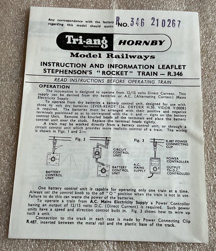 Tri ang railways r346 - railways,