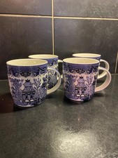 Set four Churchill willow blue