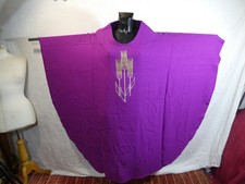 Vintage PURPLE + 3 Embroidered