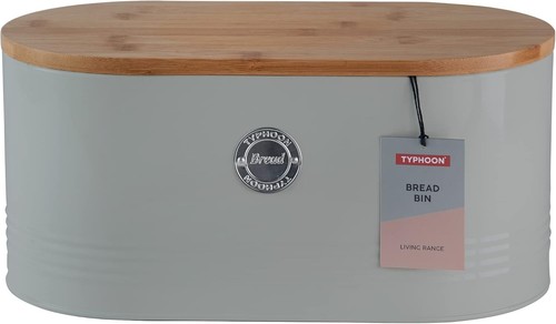 Typhoon living grey bread bin - bread,