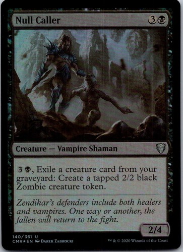 Null caller foil commander - null,
