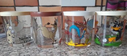 Vintage nutella glasses 2 - 4,