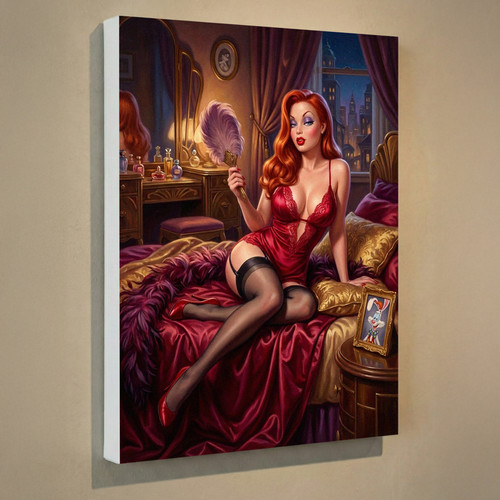Jessica rabbit canvas - canvas, print
