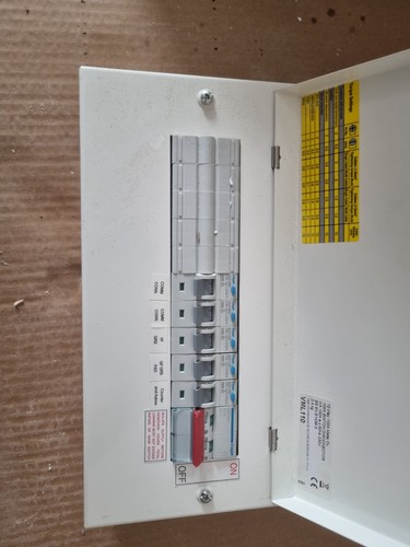 Way hager consumer unit - 10,