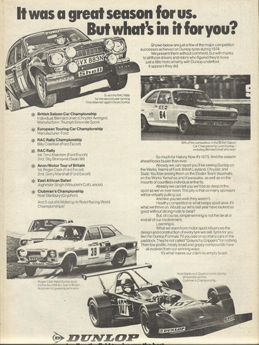 Dunlop ford escort - ford, hillman