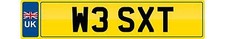 WES WESLEY Private number plate cherished registration W3 SXT personal car reg