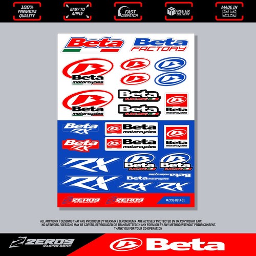 Beta stickers motocross - beta, stickers,