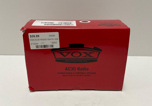 Vox ac30 radio - vox,