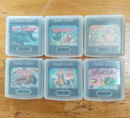 Sega game gear - gear, games