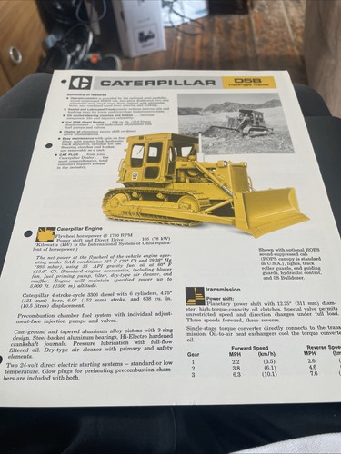 Caterpillar d5b brochure - d5b,