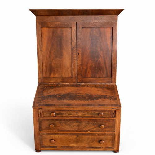 Vintage biedermeier walnut - biedermeier,