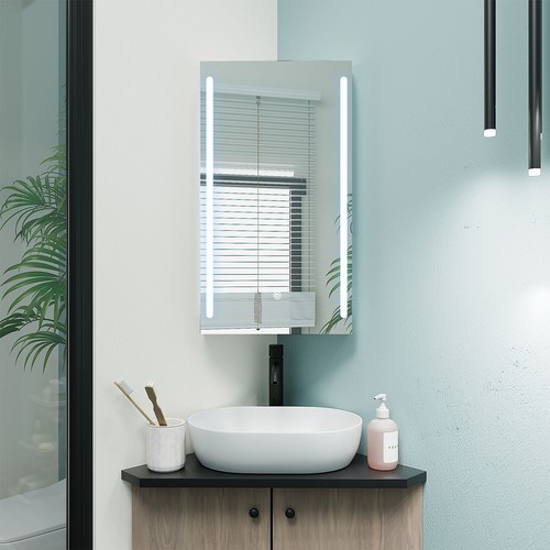 Lighted bathroom corner - bathroom,