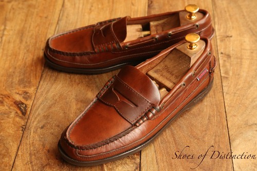 Sebago tan brown leather - tan, boat