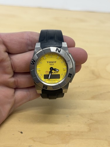 Tissot touch titanium yellow - tissot,