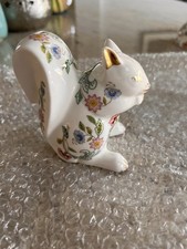 Haddon Hall Minton Bone China Squirrel Ornament As New, Kept In Display Cabinet