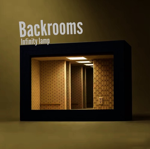 Infinity mirror shadow box - infinity,