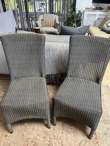 Pair neptune woven rattan - of,