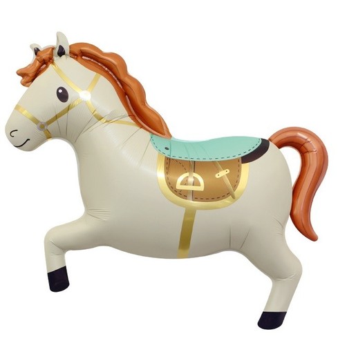 Horse racing balloon pony - horse,