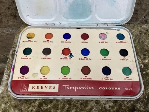 Vintage reeve watercolours - vintage,