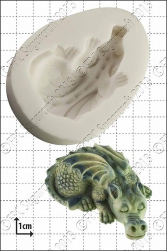 Silicone mould baby dragon - mould,