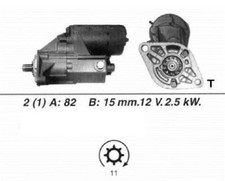 Genuine WAI Starter Motor for