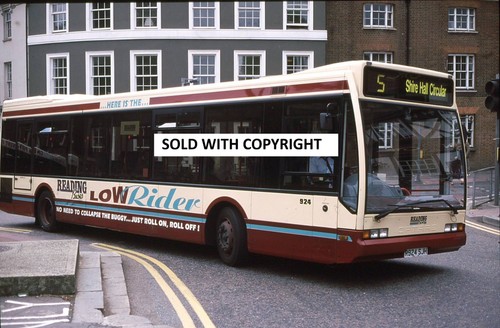 Bus slide 35mm reading buses - slide,