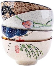 Japanese Rice Bowl Set of 4