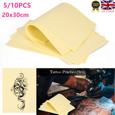 Tattoo Practice Skin 5/10Pcs 3mm Thick Blank Double Sided Flexible Tattoo Fake